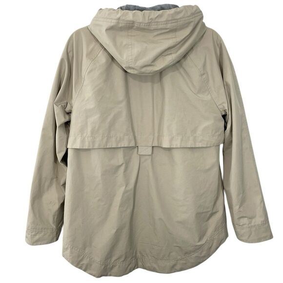 Athleta Any Day Anorak Jacket Size SMALL Ecru Tan Beige Water Repellent - Picture 3 of 9